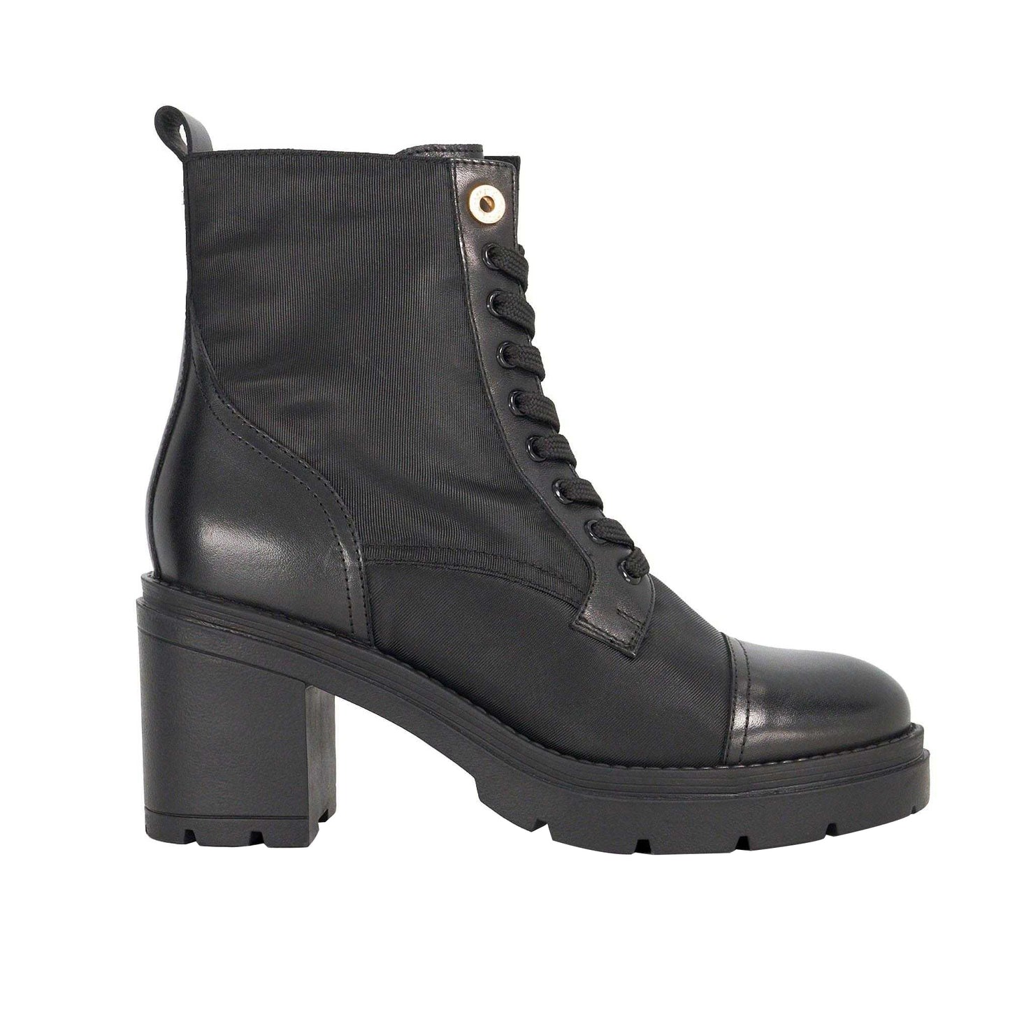 Black - Lifestyle - Dune London Womens-Ladies Plotting Block Heel Ankle Boots