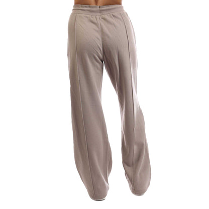 Brown - Back - DKNY Womens-Ladies Embellished Logo Jogging Bottoms