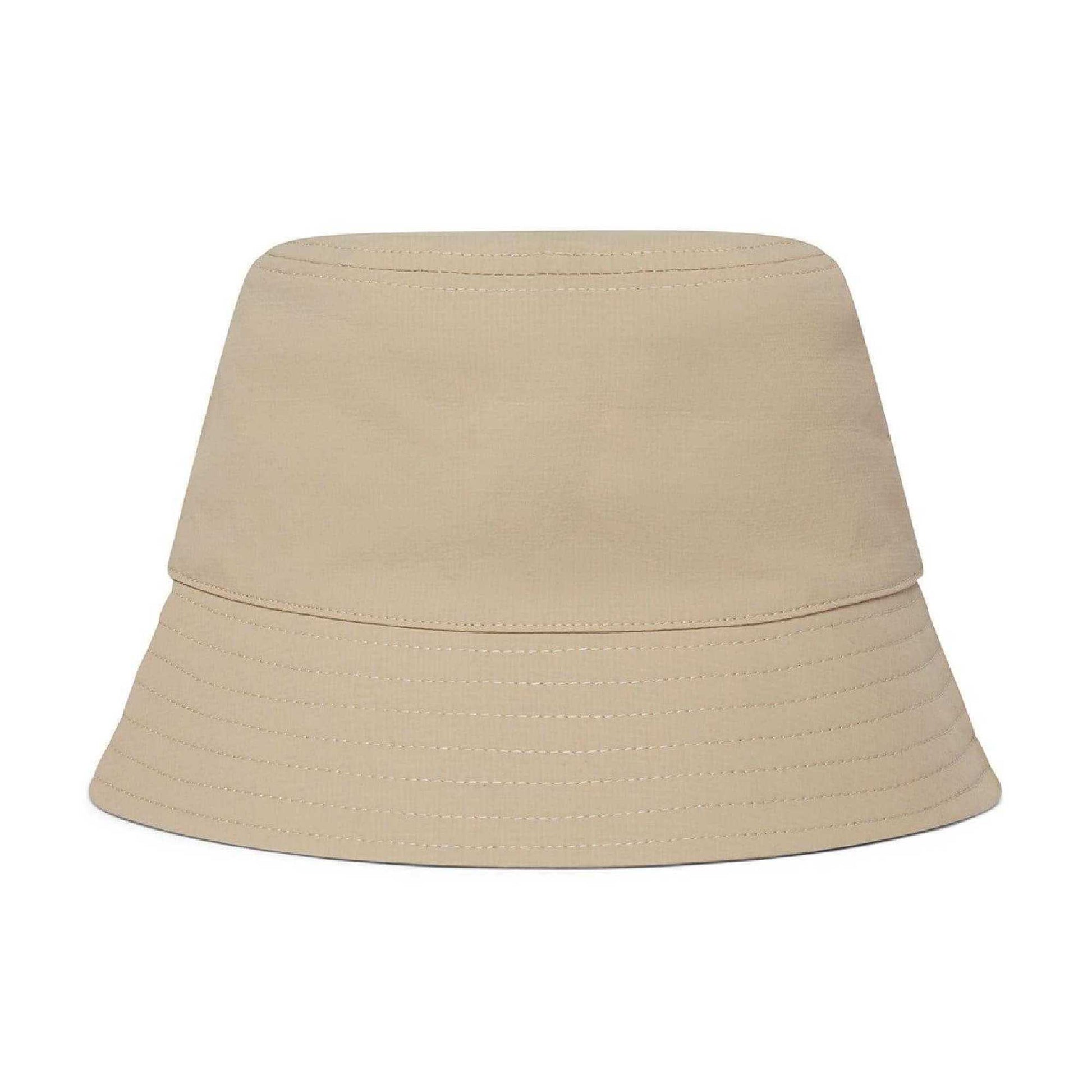Beige - Back - Lyle & Scott Mens Ripstop Reversible Bucket Hat