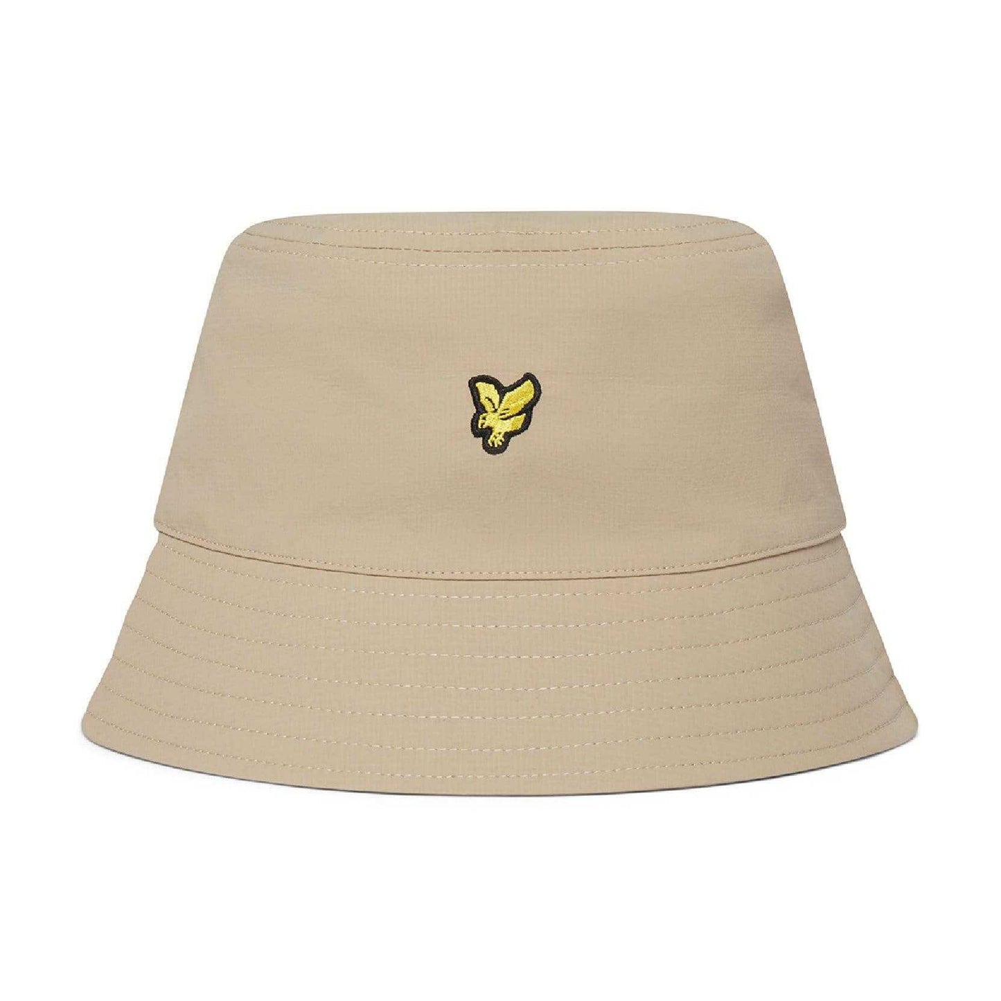Beige - Front - Lyle & Scott Mens Ripstop Reversible Bucket Hat