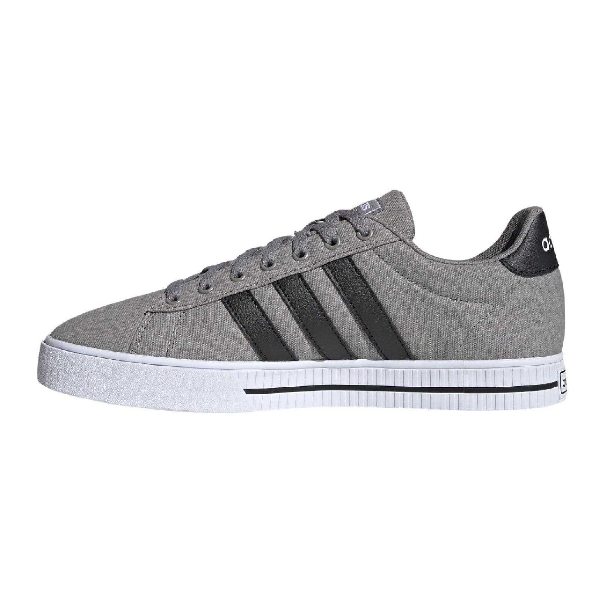 Grey - Side - Adidas Unisex Adult Daily 3.0 Trainers
