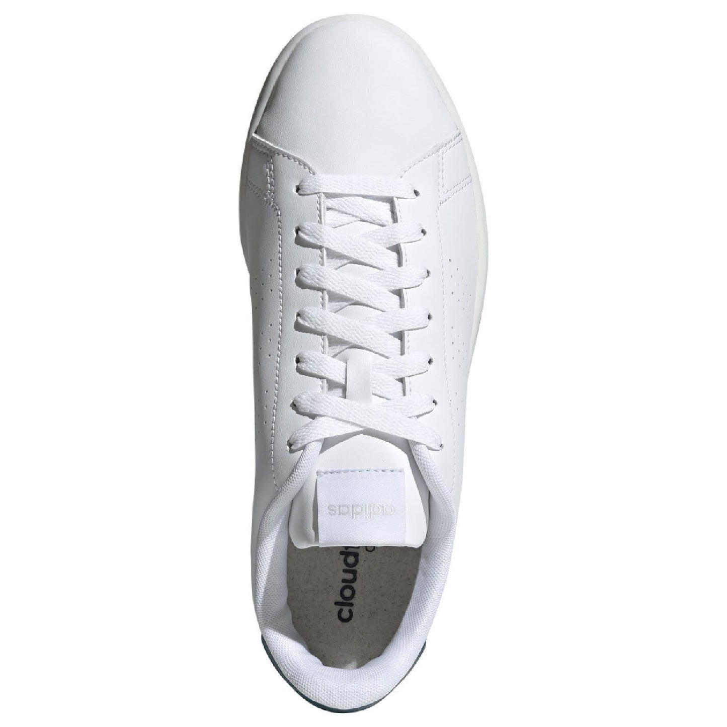 White - Lifestyle - Adidas Mens Advantage Trainers