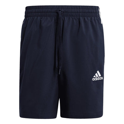 Inkwell - Front - Adidas Mens Essentials Chelsea Aeroready 3 Stripes Shorts