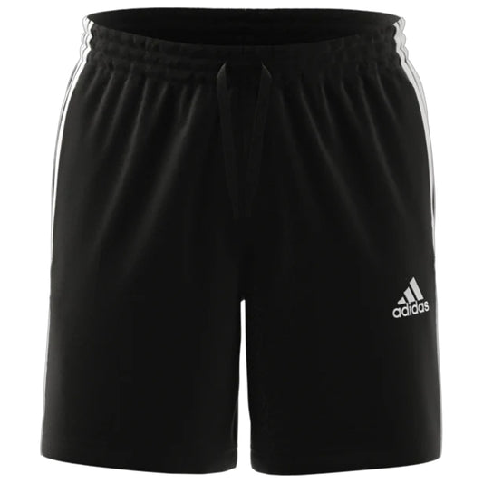 Black - Front - Adidas Mens Essentials Chelsea Aeroready 3 Stripes Shorts
