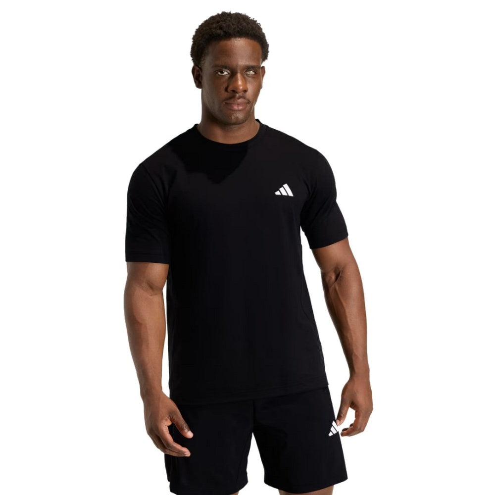 Black - Back - Adidas Mens Designed To Move Feelready Aeroready Sport T-Shirt