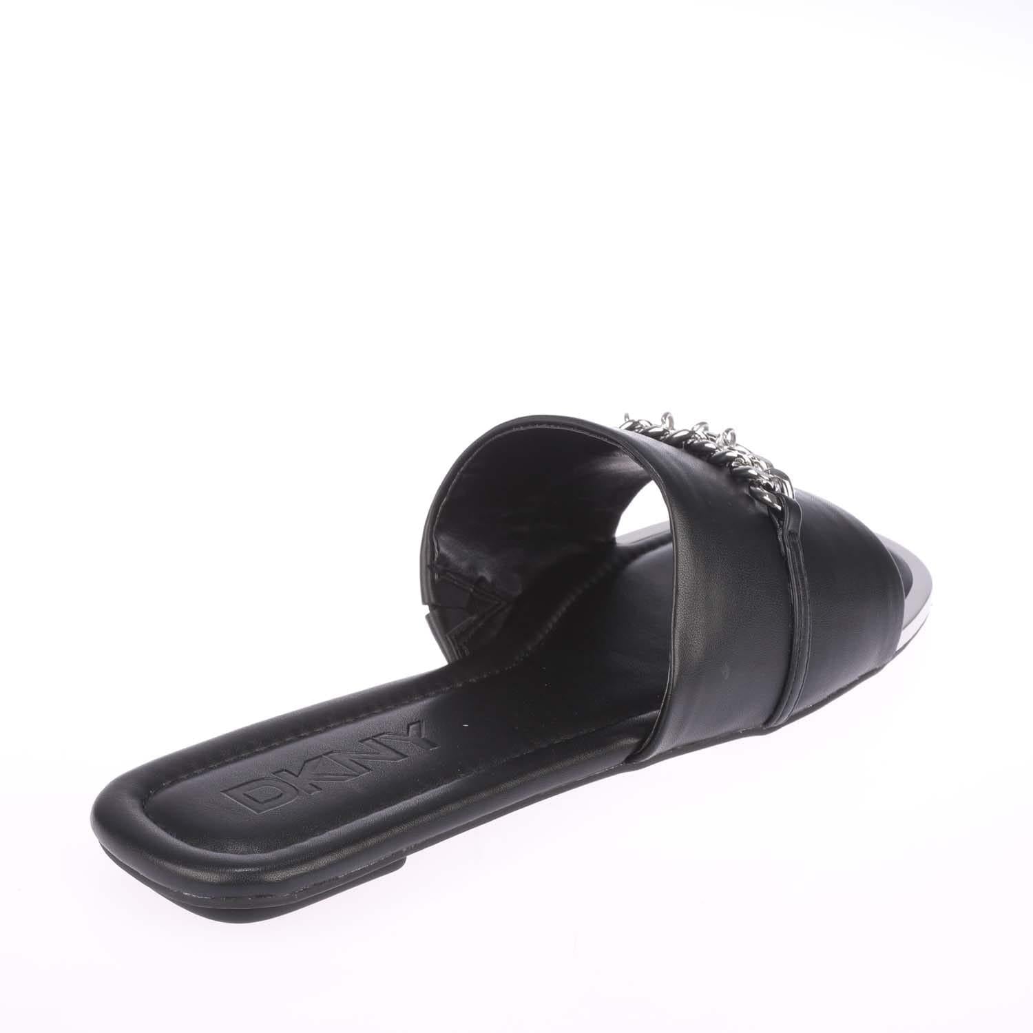 Black - Lifestyle - DKNY Womens-Ladies Holden Charm Flat Sliders