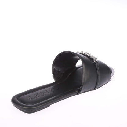 Black - Lifestyle - DKNY Womens-Ladies Holden Charm Flat Sliders