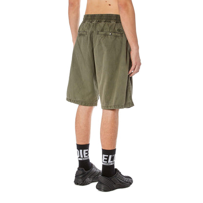 Green - Back - Diesel Mens P-Beek Shorts