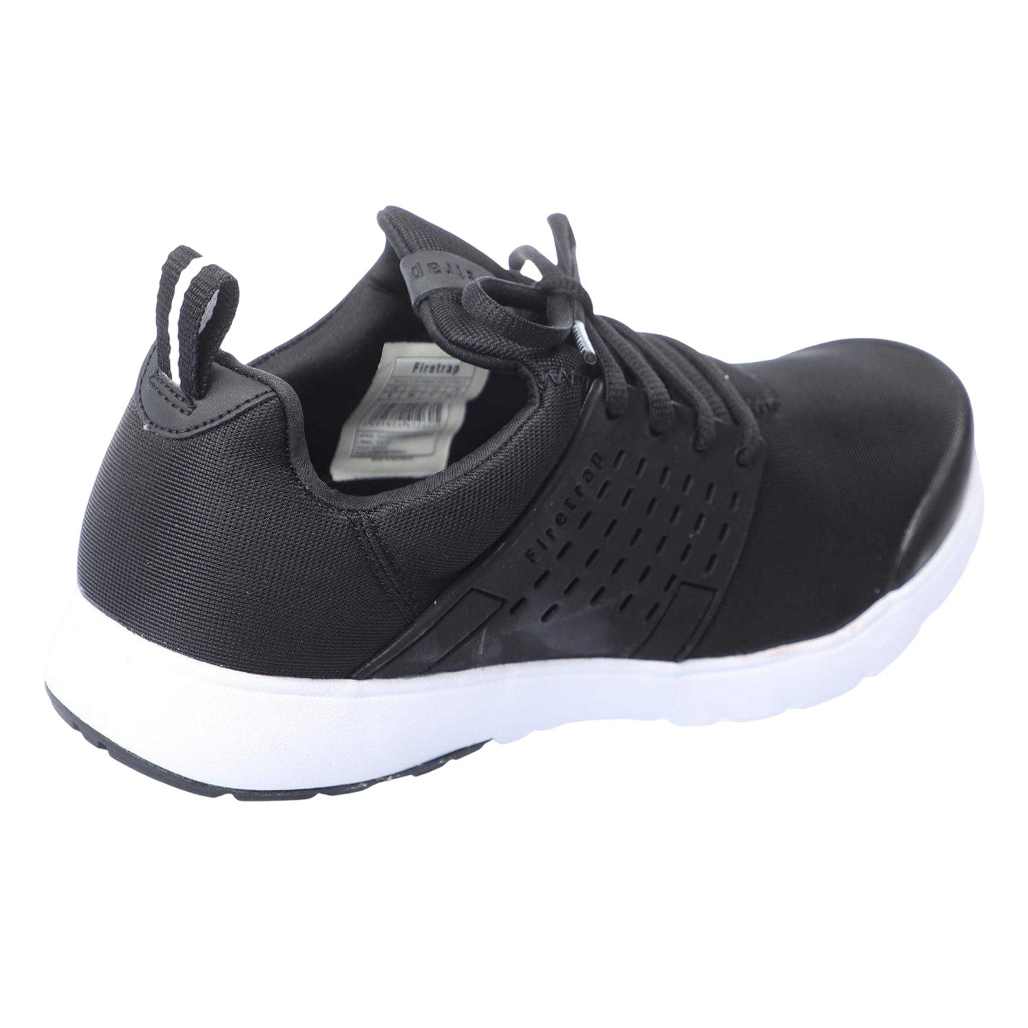 Black - Back - Firetrap Childrens-Kids Sir Alex Trainers