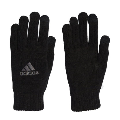 Black - Front - Adidas Unisex Adult Essential Gloves