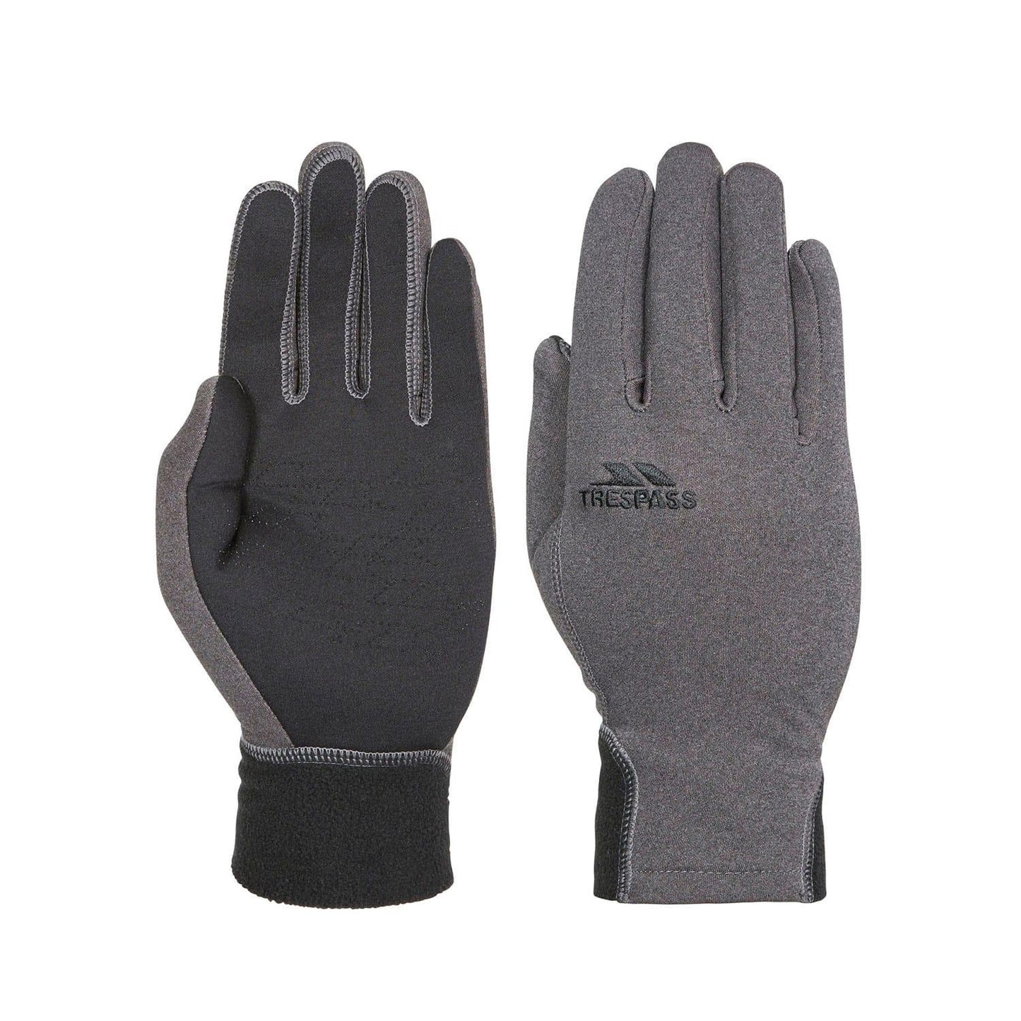 Grey - Side - Trespass Childrens-Kids Atherton Gloves