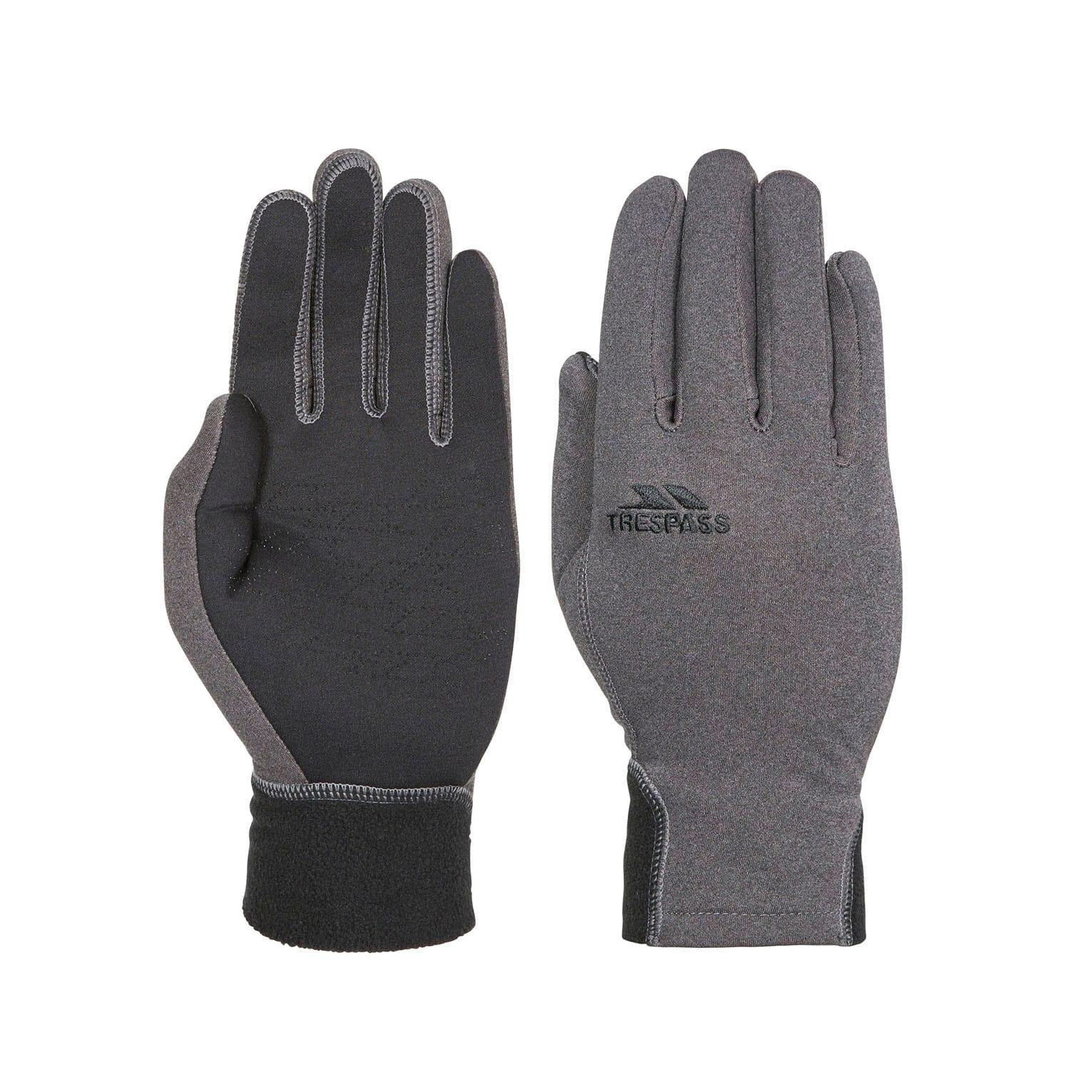 Grey - Side - Trespass Childrens-Kids Atherton Gloves