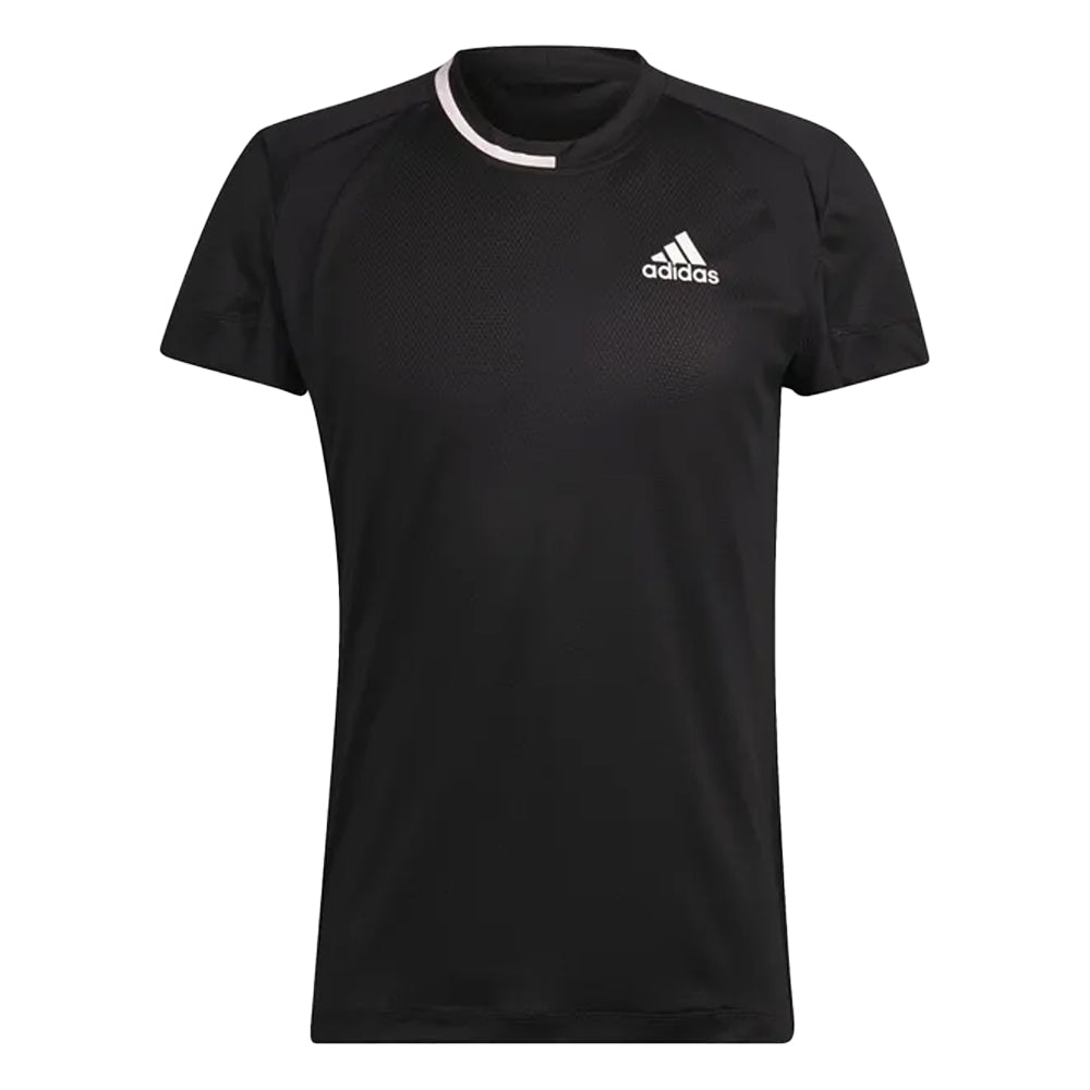 Black - Front - Adidas Mens U.S. Series Tennis T-Shirt