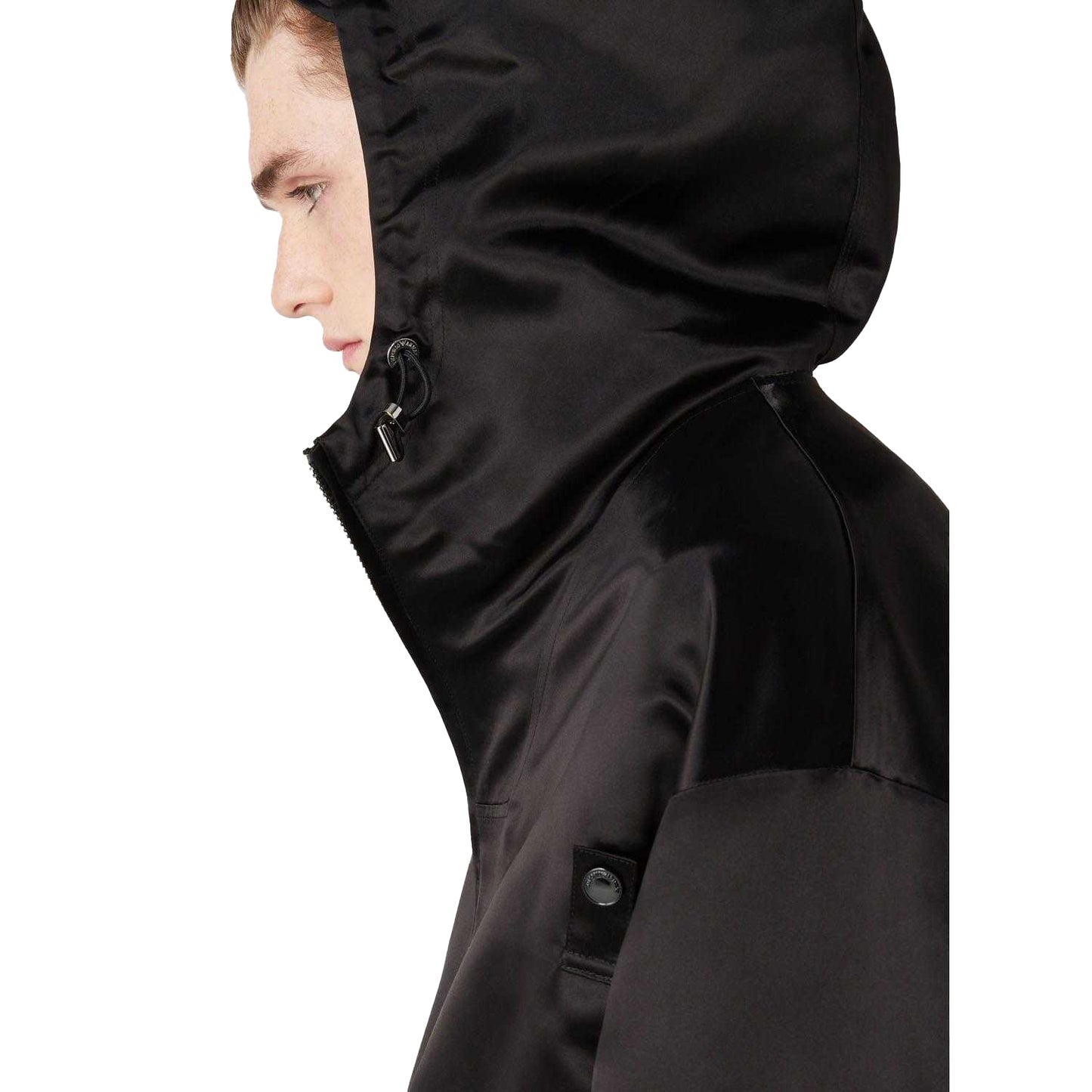 Black - Side - Emporio Armani Mens Jacket