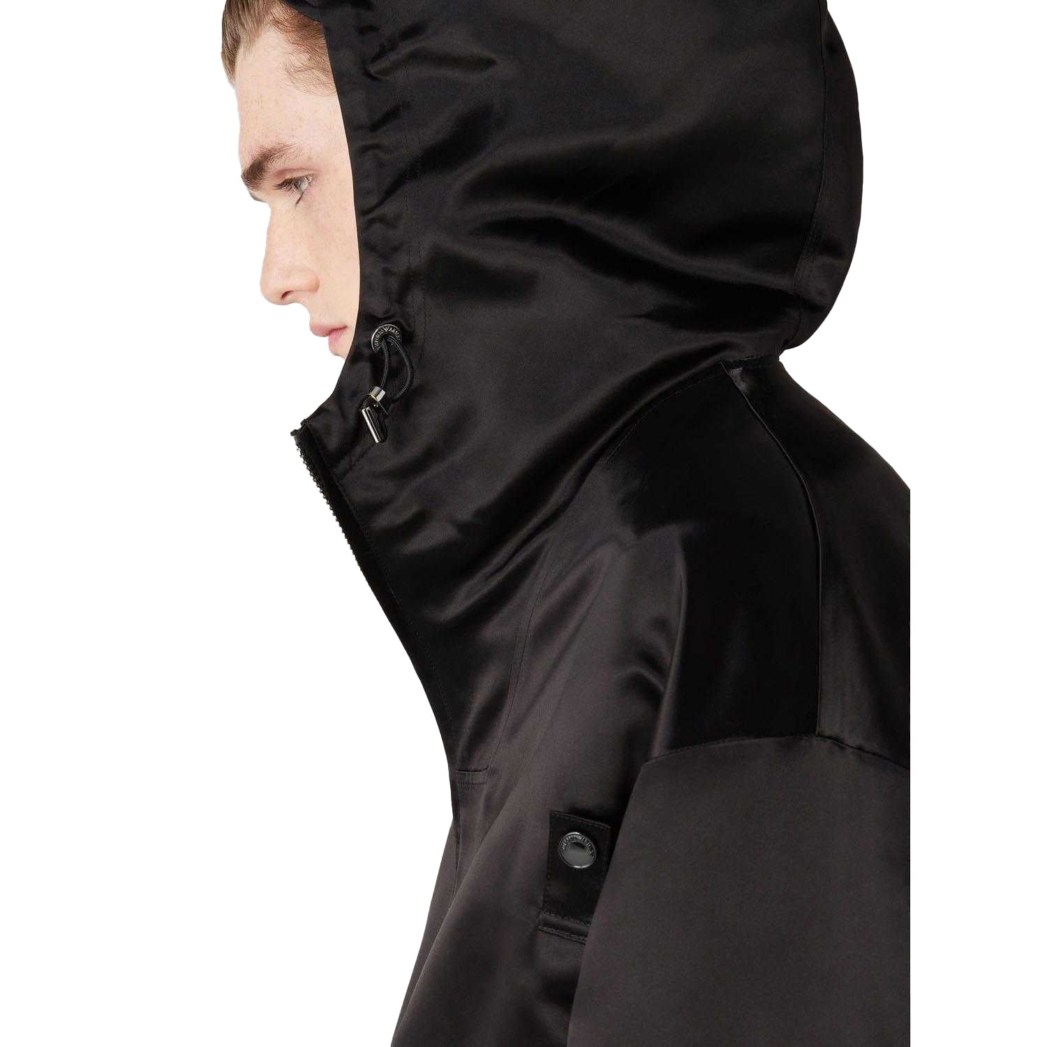 Black - Side - Emporio Armani Mens Jacket