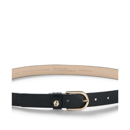 Black - Lifestyle - Boss Scarlet Monogram Cow Leather Belt