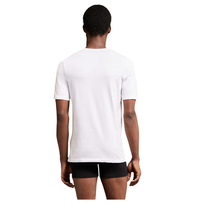 White-Navy-Blue - Pack Shot - Boss Mens Cotton T-Shirt