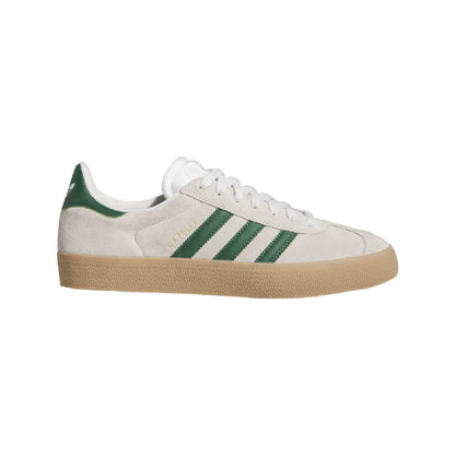 White - Front - Adidas Unisex Adult Gazelle Advantage Suede Trainers