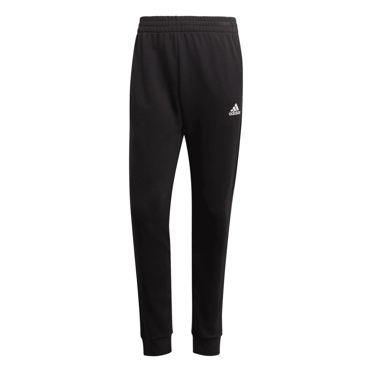 Grey - Side - Adidas Mens 3 Stripes French Terry Tracksuit