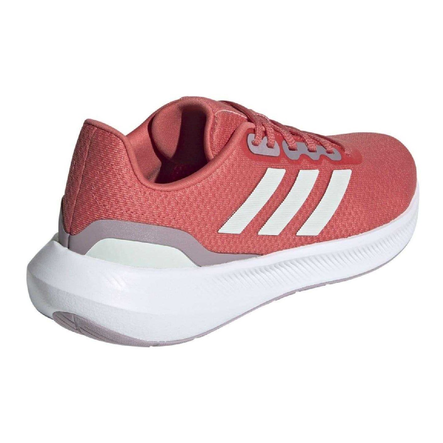 Red - Back - Adidas Womens-Ladies Runfalcon 3.0 Running Trainers