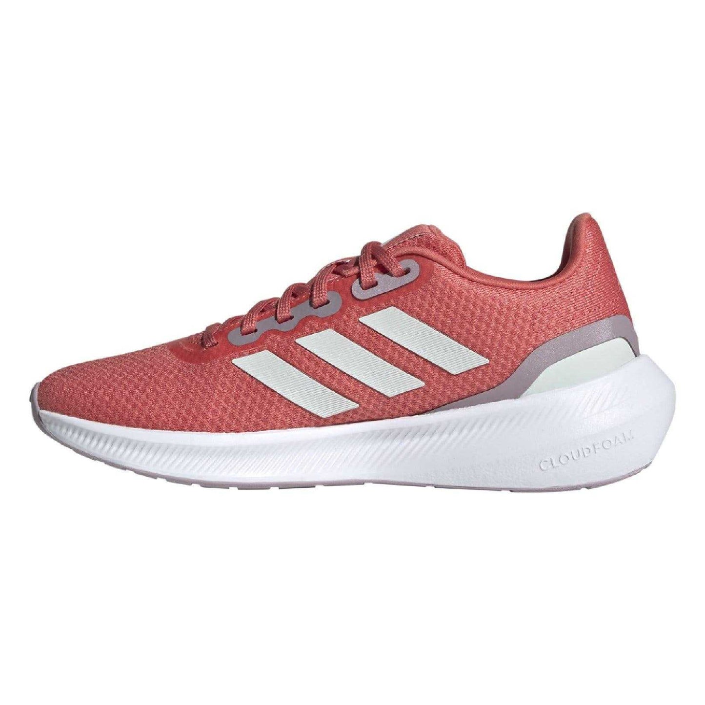 Red - Side - Adidas Womens-Ladies Runfalcon 3.0 Running Trainers