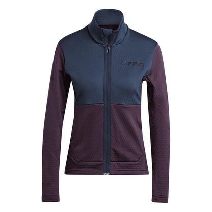 Black - Front - Adidas Womens-Ladies Terrex Multi Full Zip Fleece Jacket