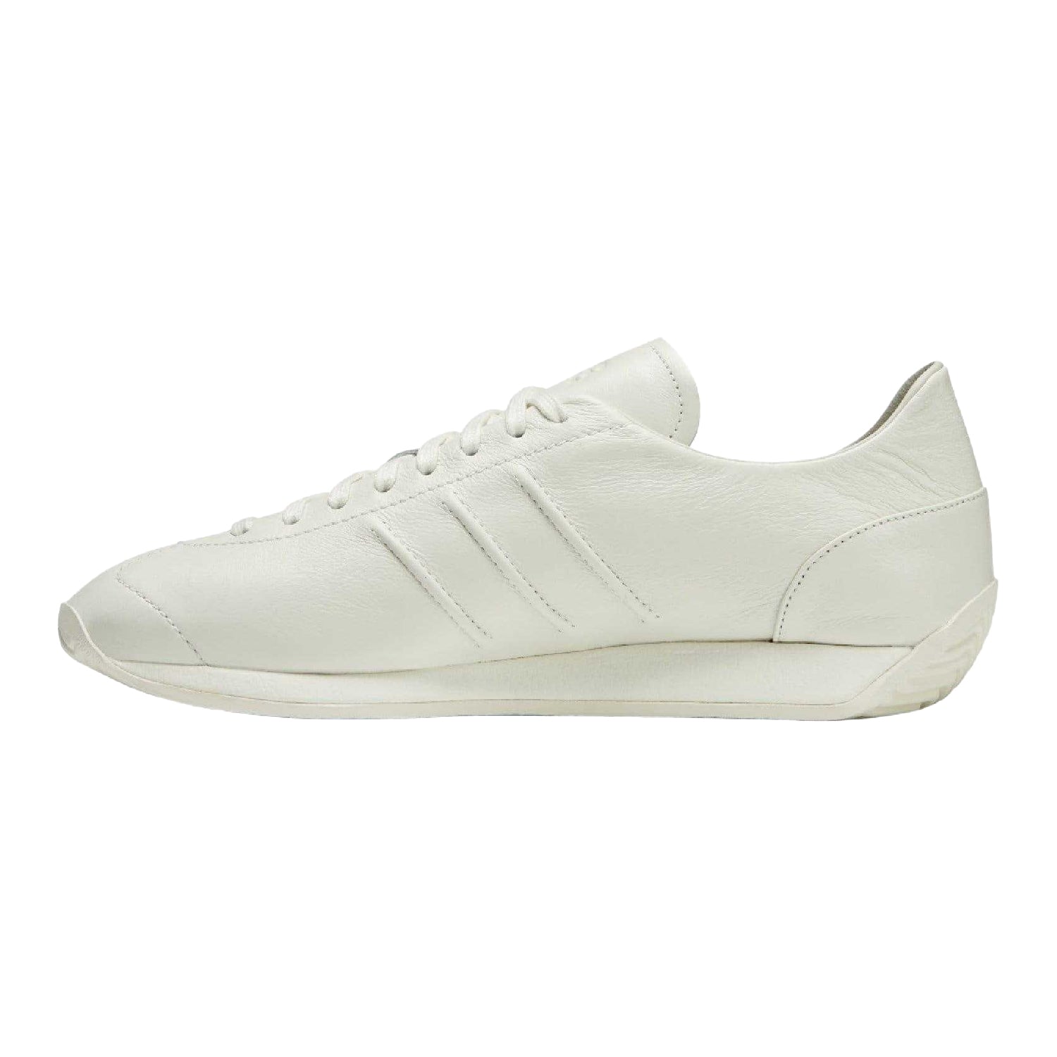 Off White - Back - Y-3 Mens Country Leather Trainers