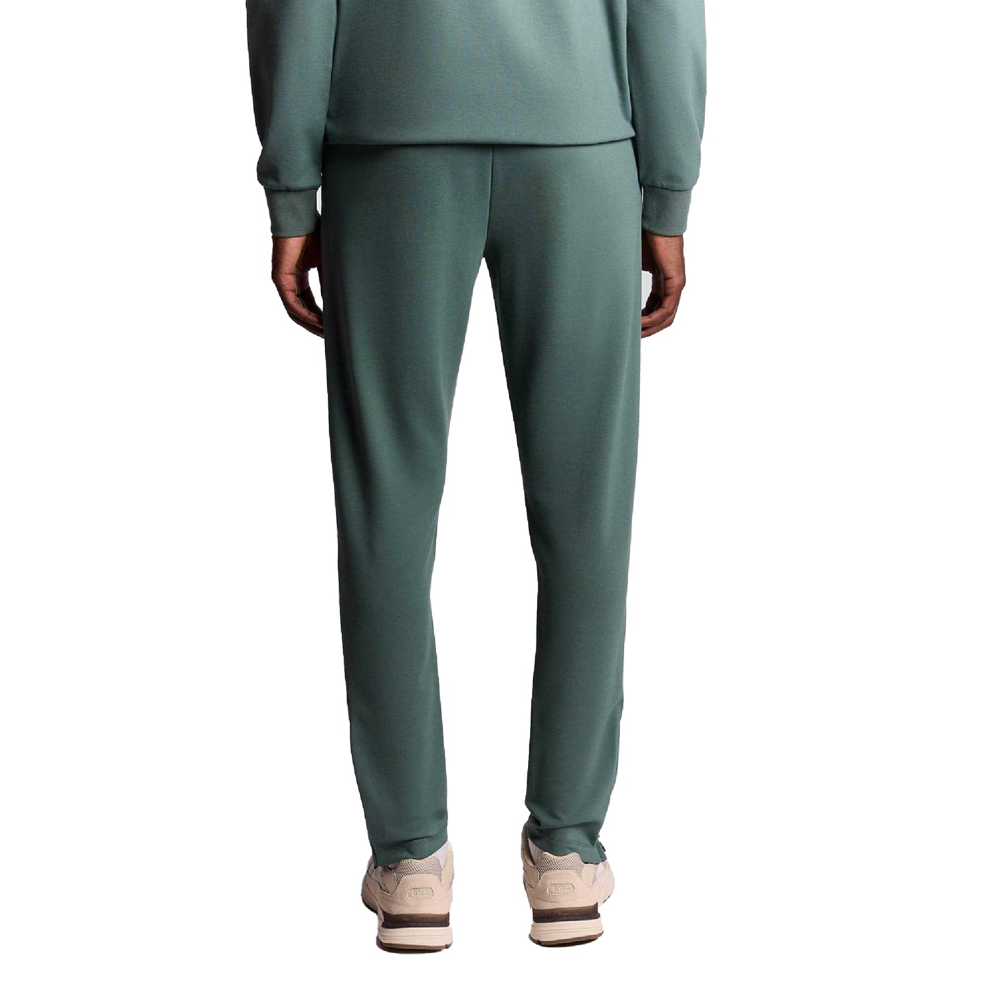 Green - Back - Lyle & Scott Mens Lightweight Sports Jogging Bottoms