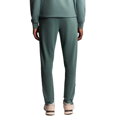 Green - Back - Lyle & Scott Mens Lightweight Sports Jogging Bottoms