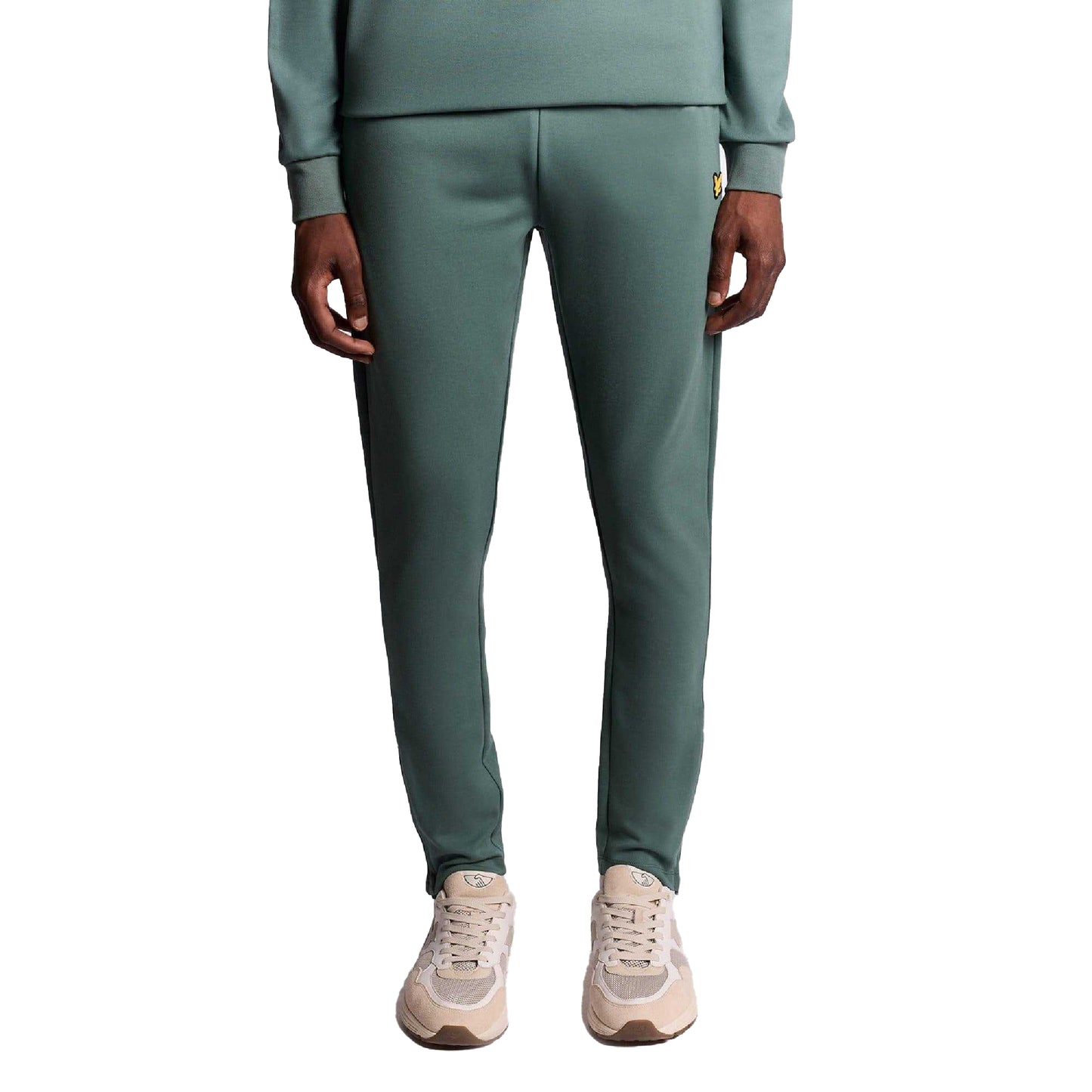 Green - Front - Lyle & Scott Mens Lightweight Sports Jogging Bottoms