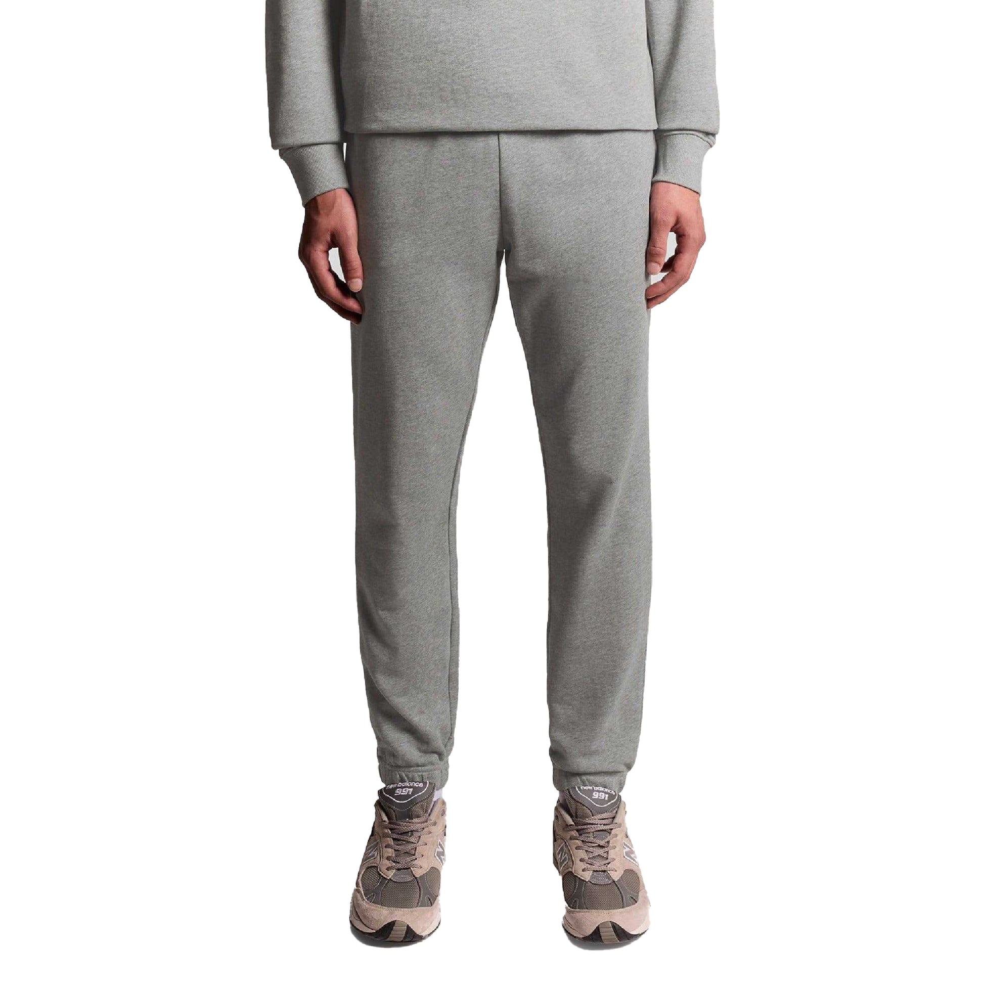 Grey - Front - Lyle & Scott Mens Slim Jogging Bottoms
