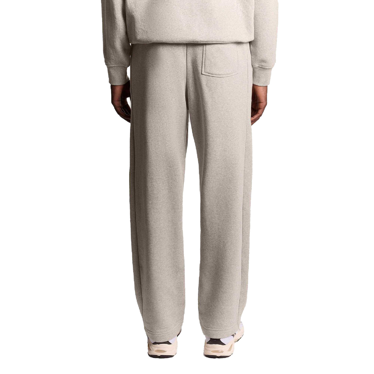 Beige - Back - Lyle & Scott Mens Straight Leg Jogging Bottoms