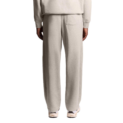 Beige - Back - Lyle & Scott Mens Straight Leg Jogging Bottoms