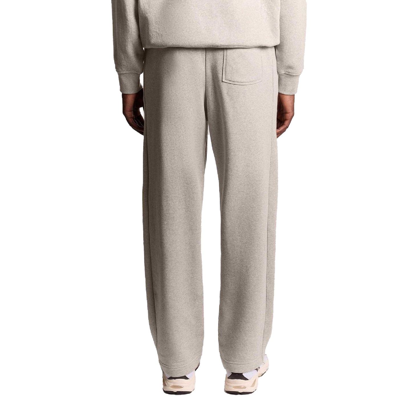 Beige - Back - Lyle & Scott Mens Straight Leg Jogging Bottoms