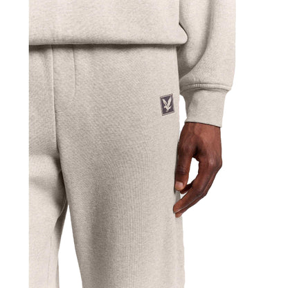 Beige - Side - Lyle & Scott Mens Straight Leg Jogging Bottoms