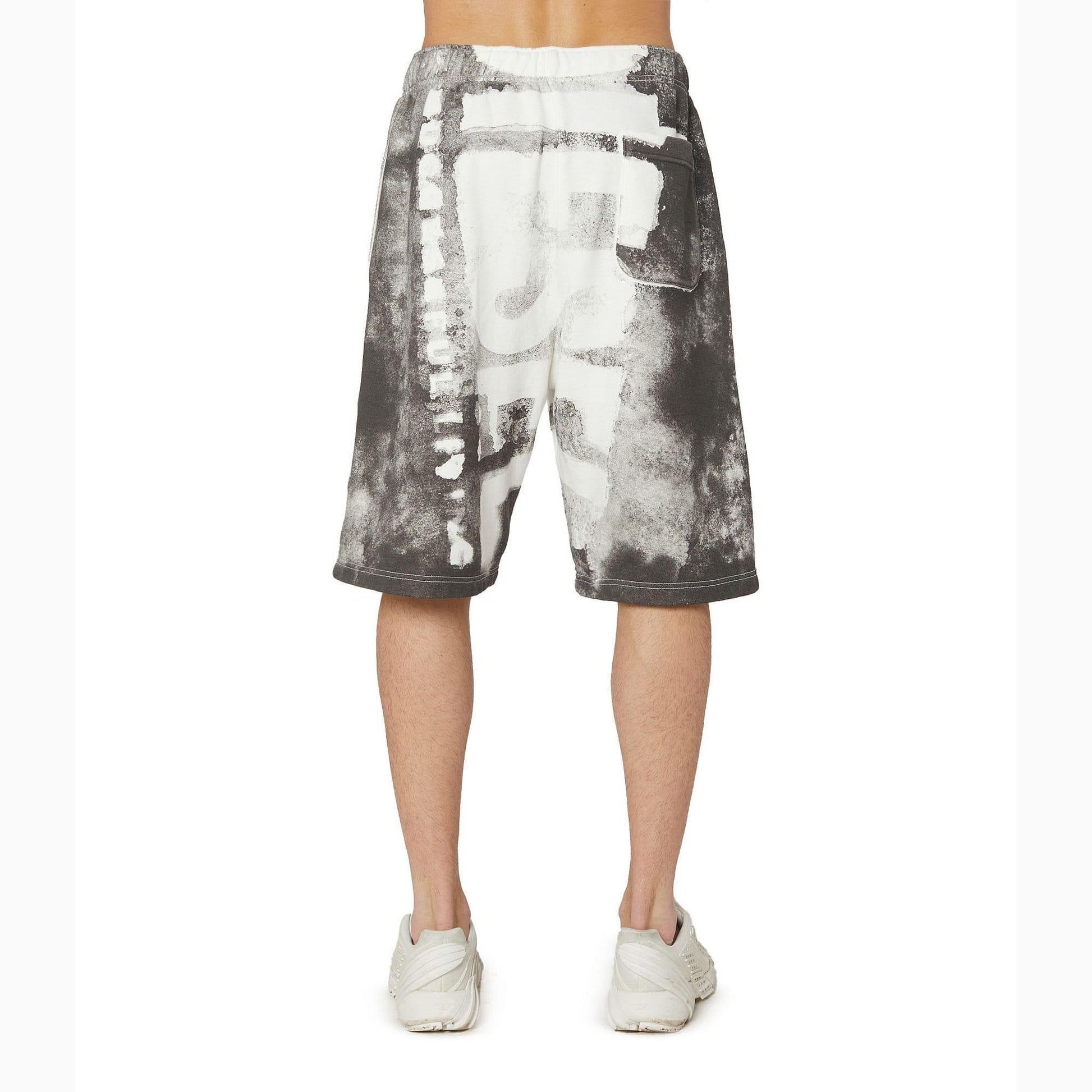 Grey - Lifestyle - Diesel Mens P-Marshy Logo Shorts
