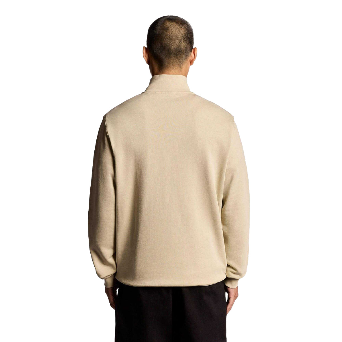 Brown - Back - Lyle & Scott Mens Loop Back Sweatshirt