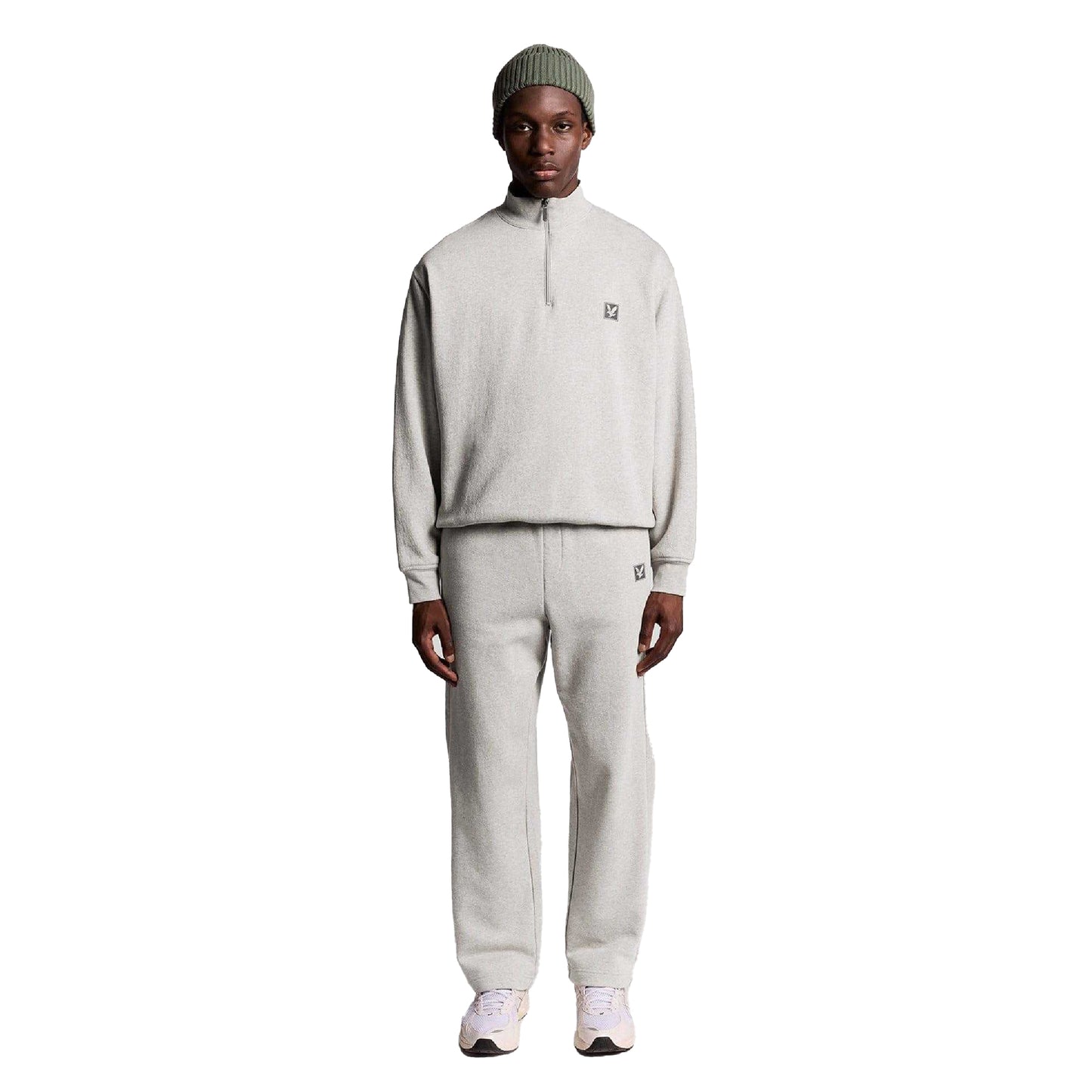 Beige - Lifestyle - Lyle & Scott Mens Quarter Zip Sweatshirt