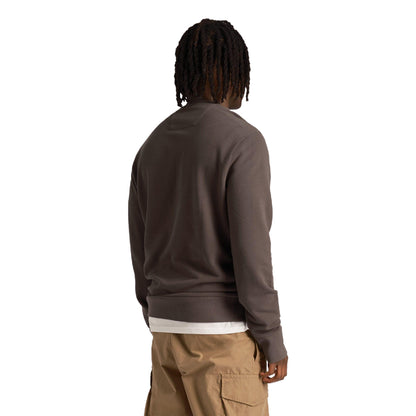 Grey - Back - Lyle & Scott Mens Utility Loop Back Sweatshirt