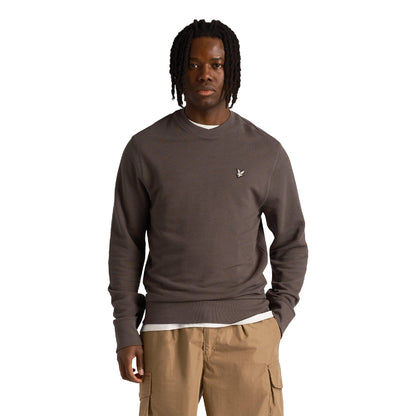Grey - Front - Lyle & Scott Mens Utility Loop Back Sweatshirt