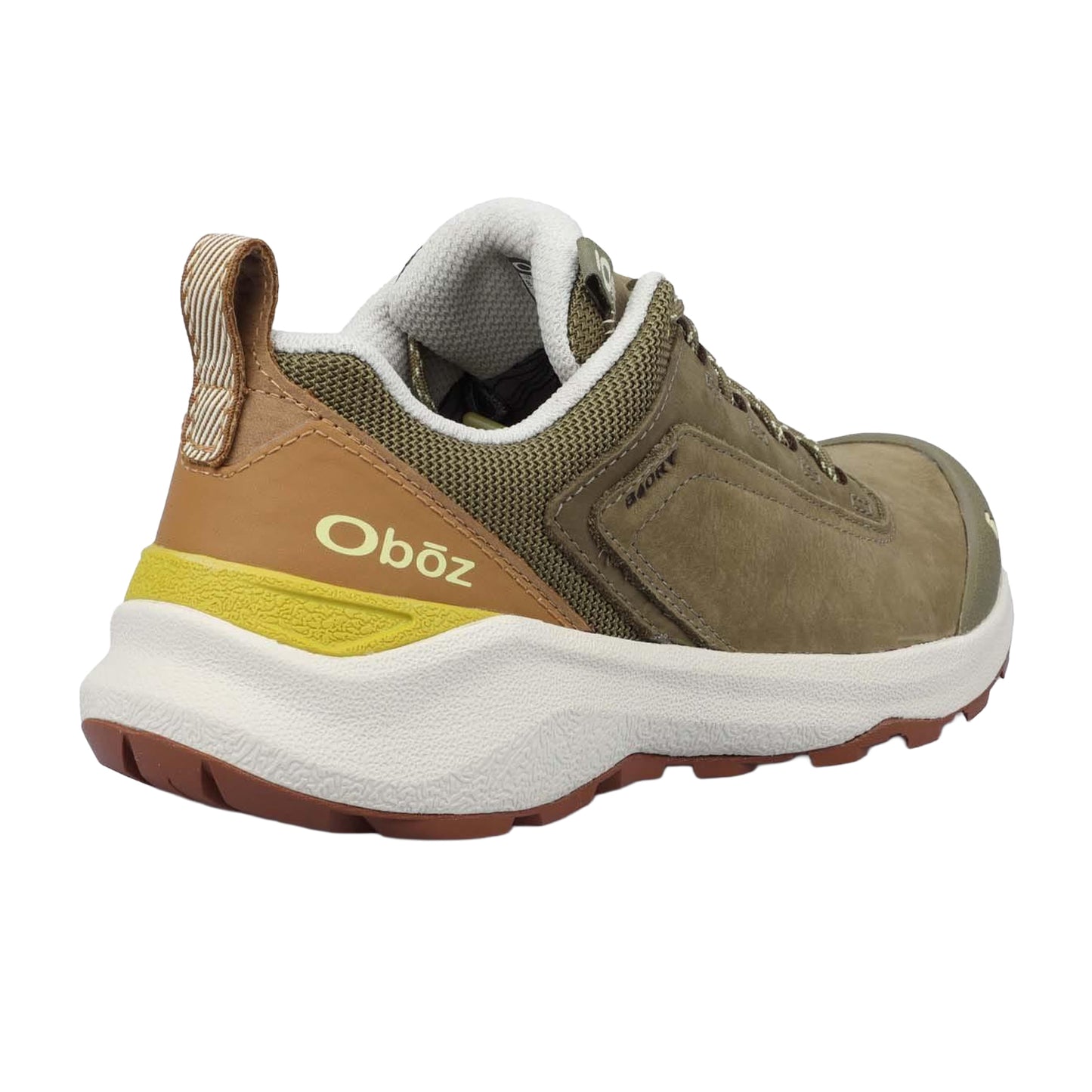 Green - Back - Oboz Unisex Adult Leather Low Waterproof Trainers