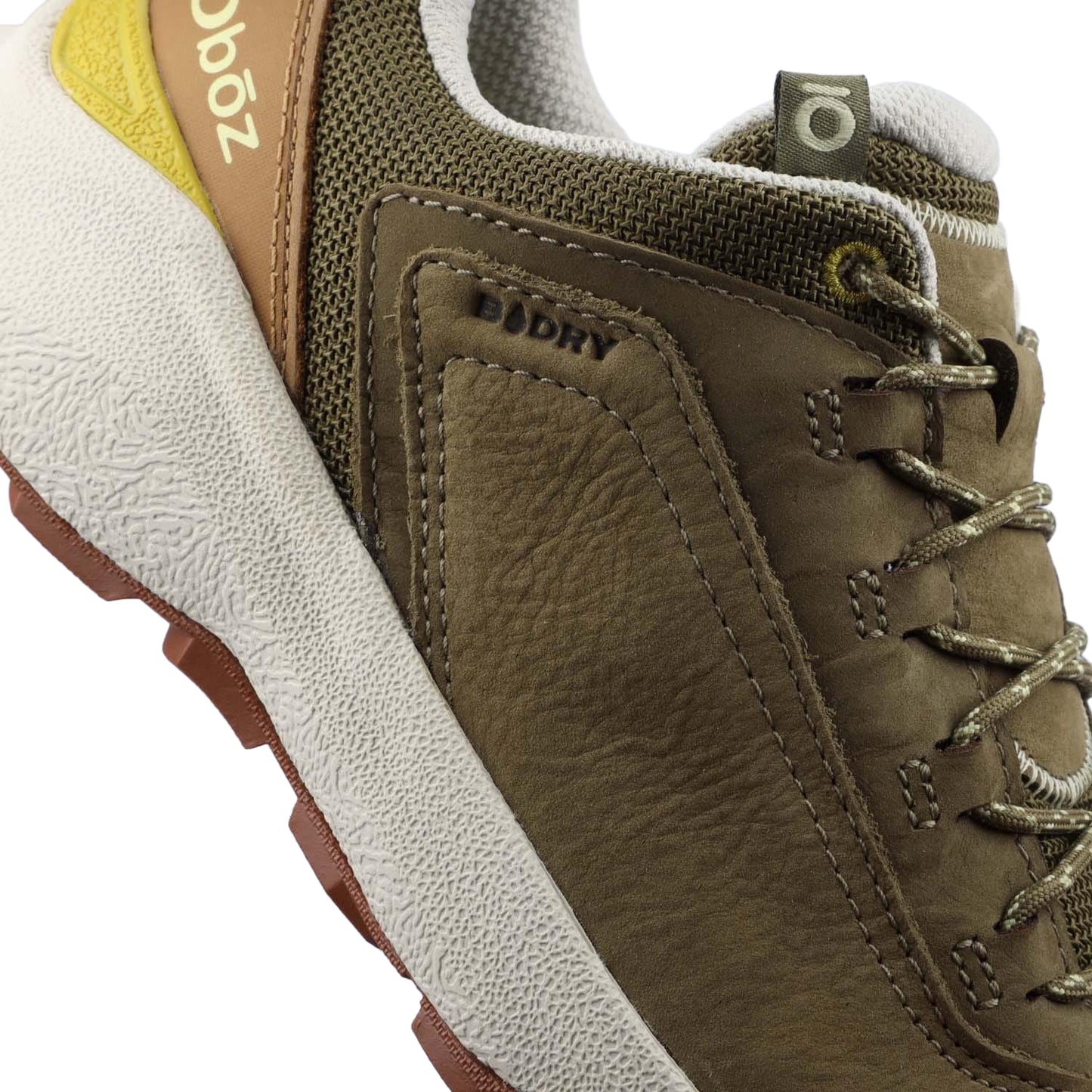 Green - Side - Oboz Unisex Adult Leather Low Waterproof Trainers