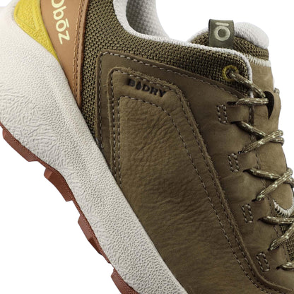 Green - Side - Oboz Unisex Adult Leather Low Waterproof Trainers
