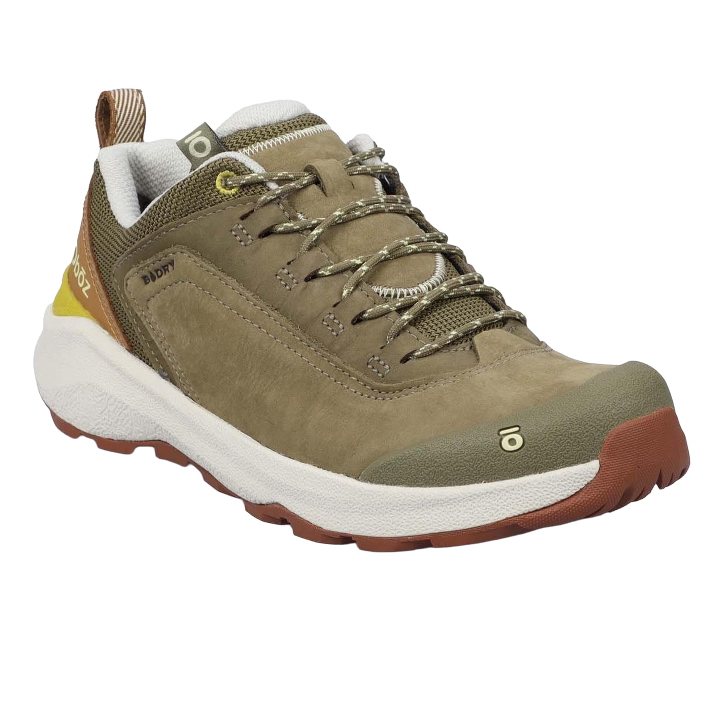 Green - Front - Oboz Unisex Adult Leather Low Waterproof Trainers