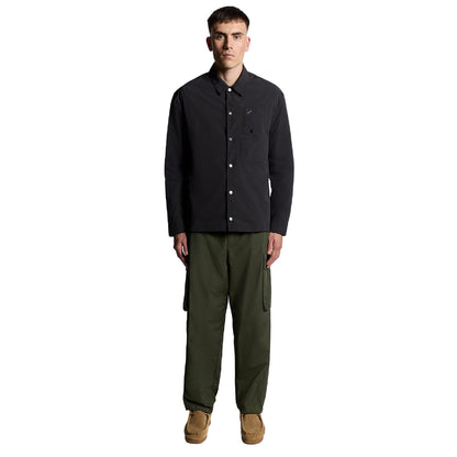 Black - Lifestyle - Lyle & Scott Mens Crinkle Oversized Shirt