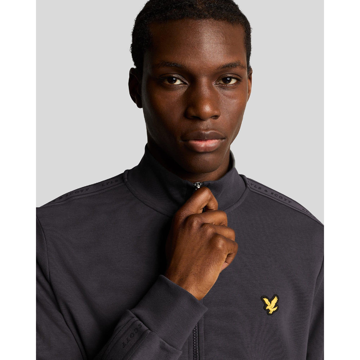 Grey - Lifestyle - Lyle & Scott Mens Taped Jacket
