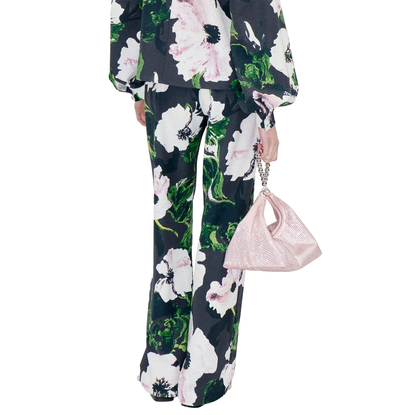 Multicoloured - Back - Stine Goya Womens-Ladies Elasticated Long Trousers