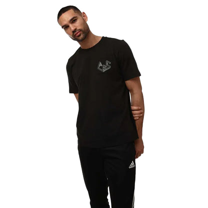 Black - Side - Adidas Mens Arsenal Graphic T-Shirt