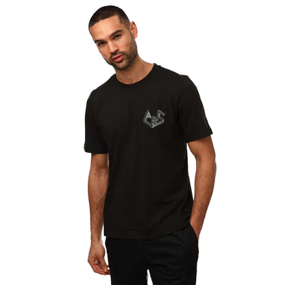 Black - Front - Adidas Mens Arsenal Graphic T-Shirt