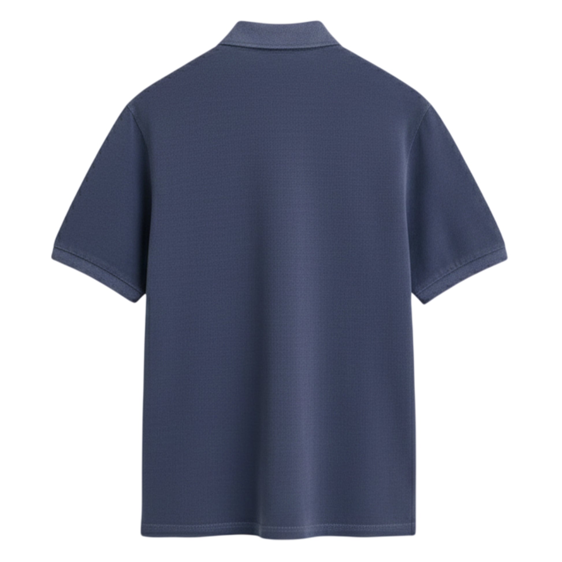 Navy - Back - Gant Mens Pique Sun Faded Polo Shirt